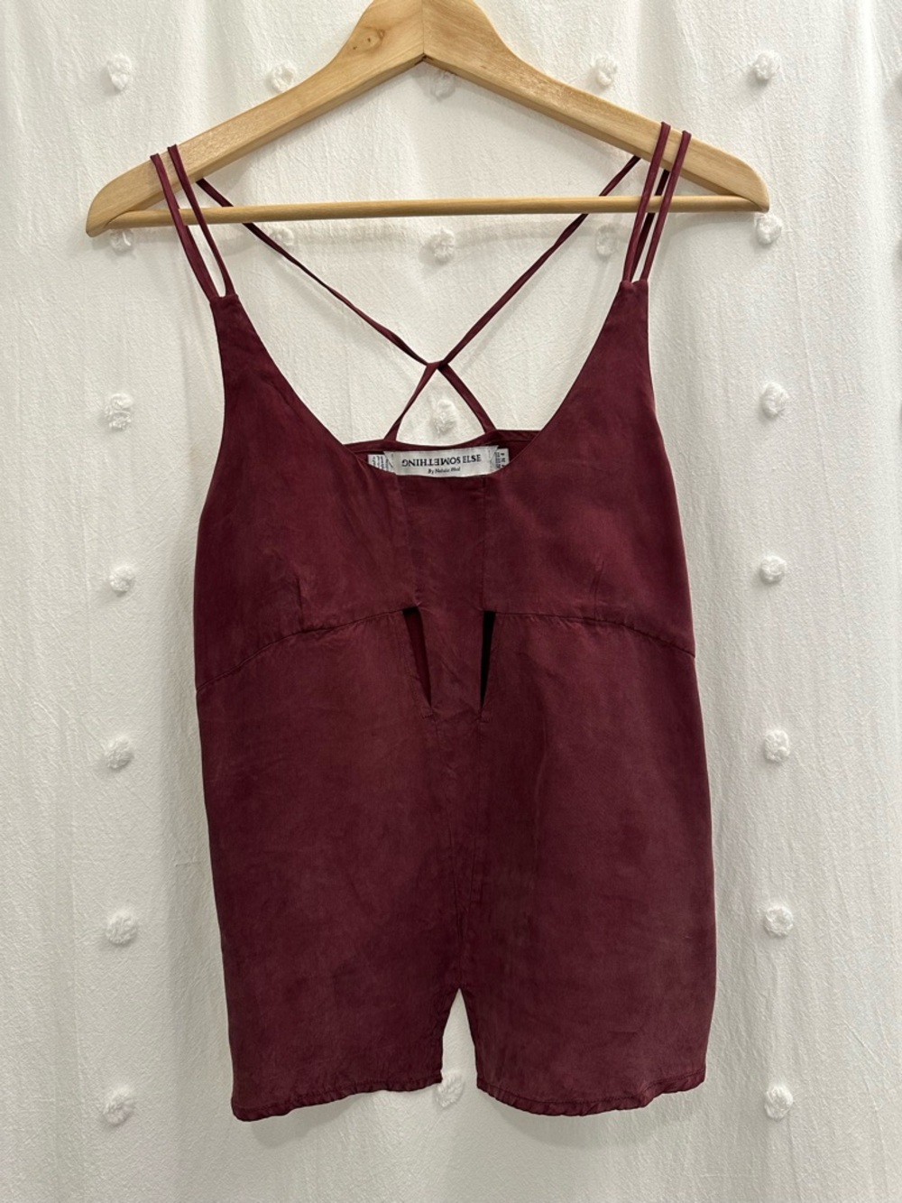 Something Else - Burgundy Top with Double Straps